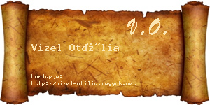 Vizel Otília névjegykártya